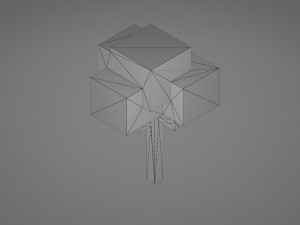 pack voxels trees Model 3D