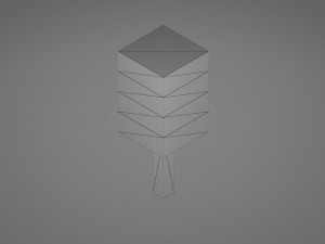 pack voxels trees Model 3D