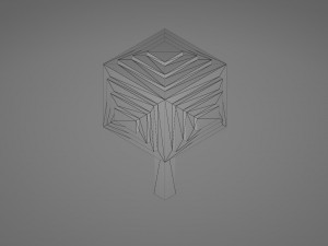 pack voxels trees Model 3D