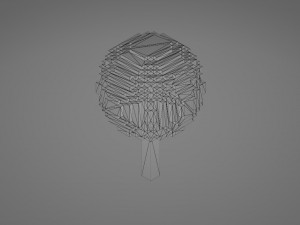 pack voxels trees Model 3D