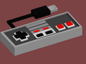 game console voxel 3D Model