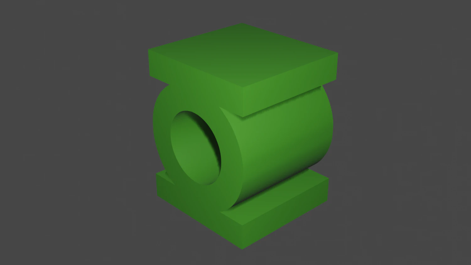 green lantern symbol 3D Print Model .c4d .max .obj .3ds .fbx .stl .blend