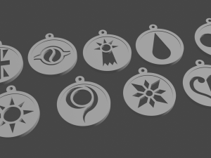 pack keychain-necklace Model do druku 3D