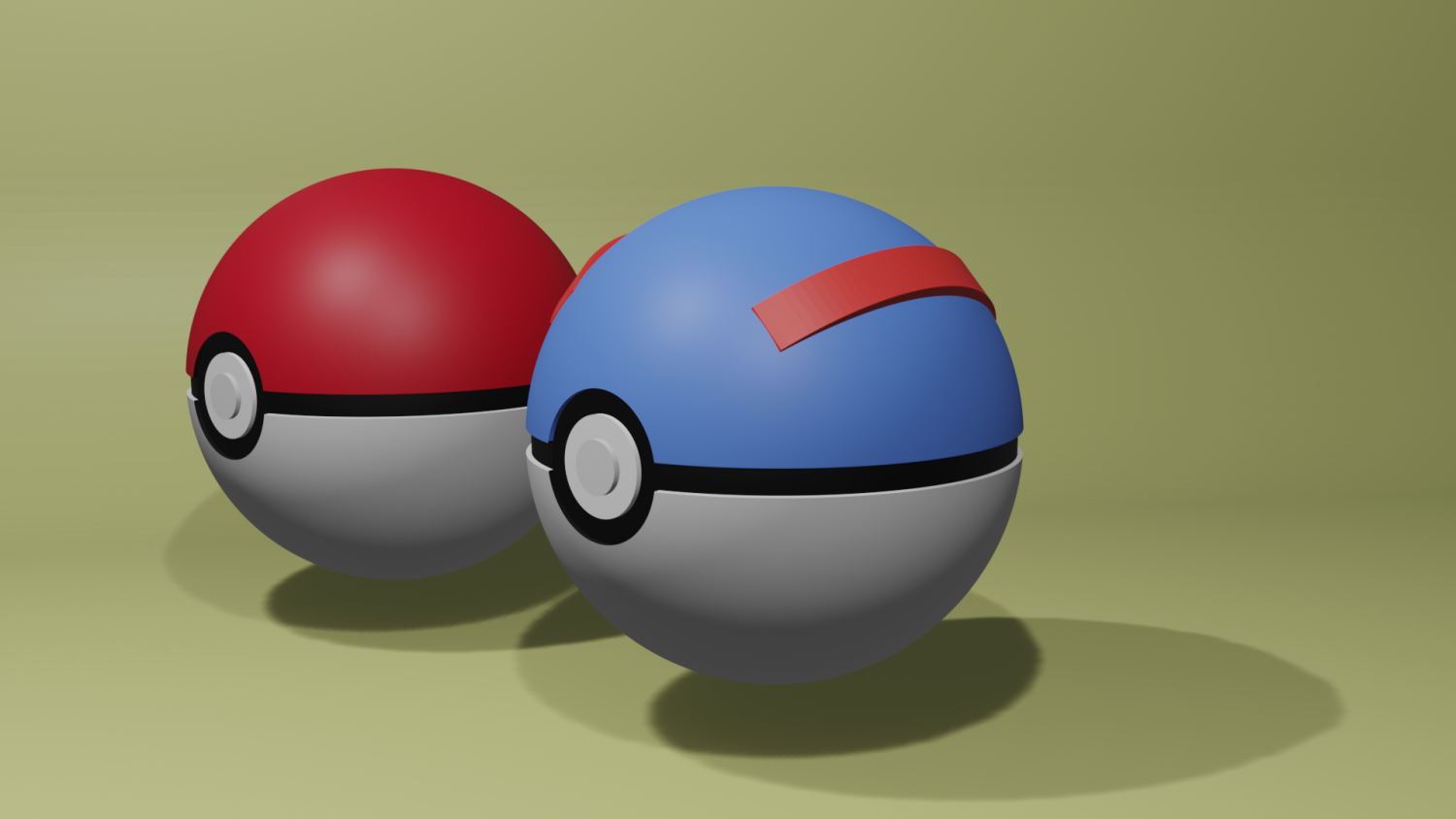 3D Pokeball, Pokemon ball png