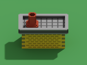 pokemon professor oak laboratory voxel Model do druku 3D