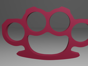 knuckes duster Model 3D