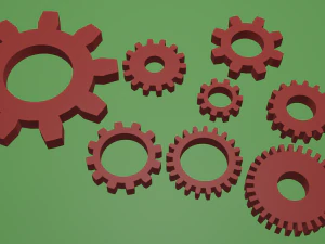 gears 3D Print Model