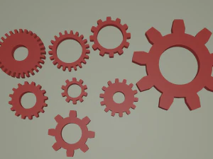 gears 3D Print Model