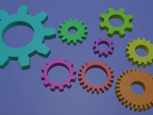 engrenagens Modelo de Impressão 3D