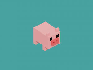 pack animal voxel Modèles 3D en vedette