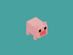 pack animal voxel 3D Print Model