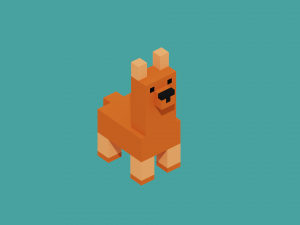 pack animal voxel Modèles 3D en vedette