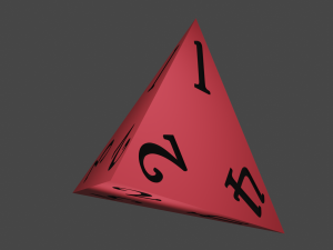 rol dice 3D Model