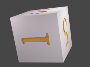 rol dice 3D Model
