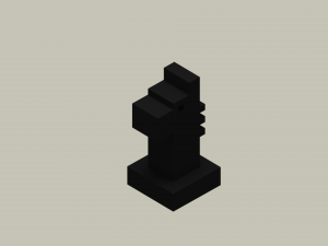 voxel chess Modèles 3D en vedette