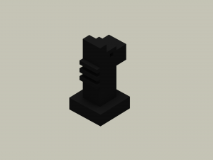 voxel chess Modèles 3D en vedette