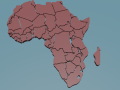africa 3D 프린트 모델