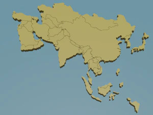 Azja Model do druku 3D