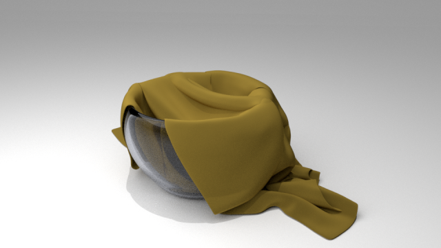 rag over bowl Modèle 3D .c4d .max .obj .3ds .fbx .stl .blend