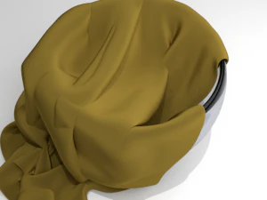 rag over bowl 3D Model