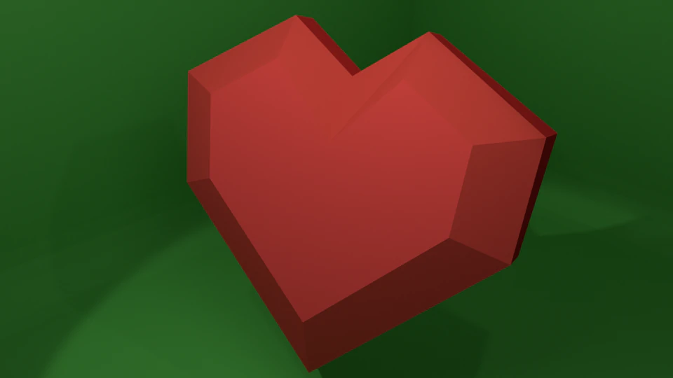 tloz heart lp 3D Model .c4d .max .obj .3ds .fbx .stl .blend 