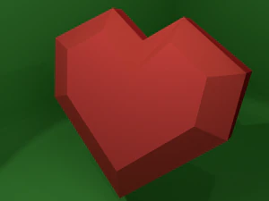 tloz coração lp Modelo 3D