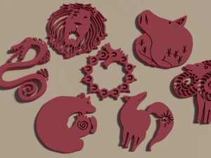 일곱개의 ​​대죄 - 나나츠노타이자이 3D 프린트 모델