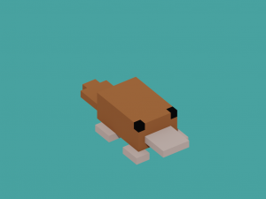 voxel animal Modelo 3D