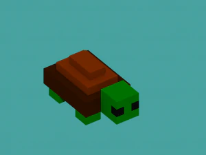 animal voxel Modelo 3D