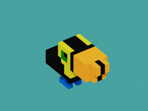 voxel animal Modelo 3D