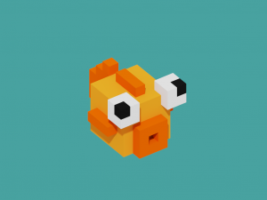 voxel animal Modelo 3D