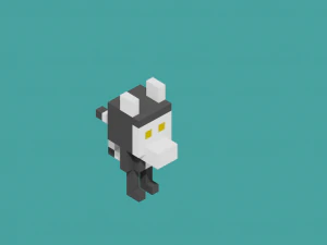 animal voxel Modelo 3D