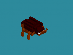 voxel animal Modelo 3D