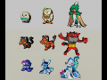 starter pokemon 7 gen voxel sprite 3D Принт Модель