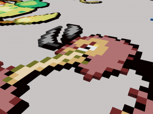 pokemon sprite voxel 1 gen Modelo 3D