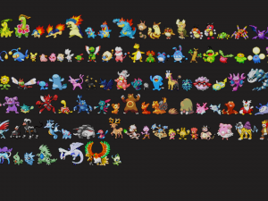 pokemon sprite voxel 2 gen 3Dモデル