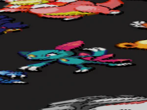 pokemon sprite voxel 2 gen 3D Model