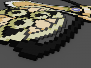 pokemon sprite voxel 6 gen 3D Model