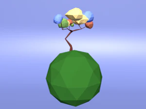island tree 3D Model