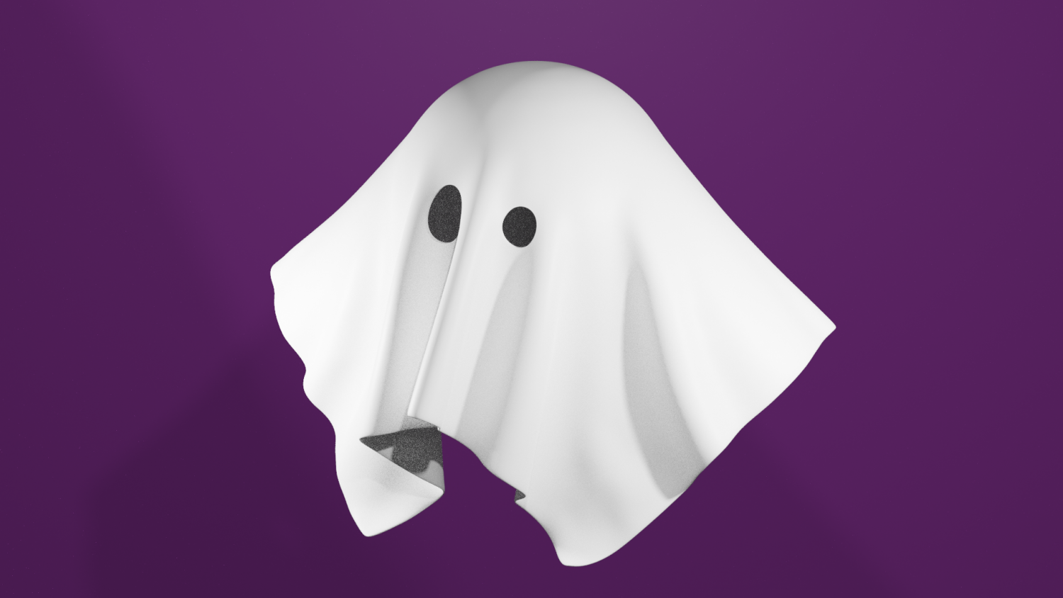 Ghost 3d model. Halloween Ghost 3d model obj.