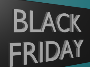 black friday Modello 3D