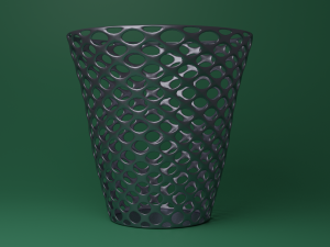paper bin 3D 模型
