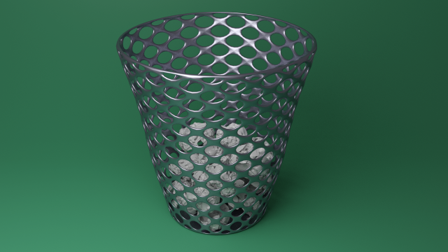 paper bin 3D 模型 .c4d .max .obj .3ds .fbx .stl .blend 