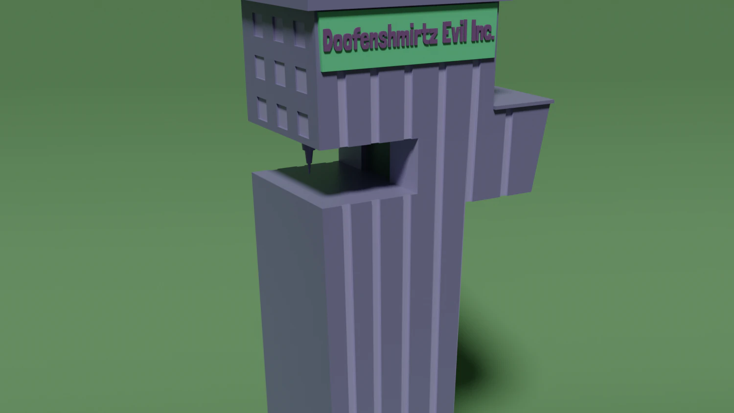 doofenshmirtz evil inc 3D Model .c4d .max .obj .3ds .fbx .stl .blend