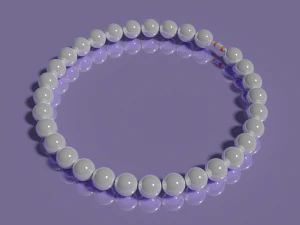 colar de p&eacute;rolas Modelo 3D