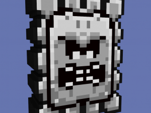 thwomp 3D 프린트 모델