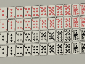 poker voxel cards 3D Print Model