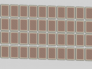 poker voxel cards 3D Print Model