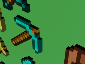minecraft assets voxel 3D Print Model