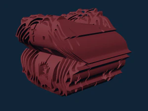 nanatsu no taizai le&atilde;o e porco em um Modelo de Impressão 3D